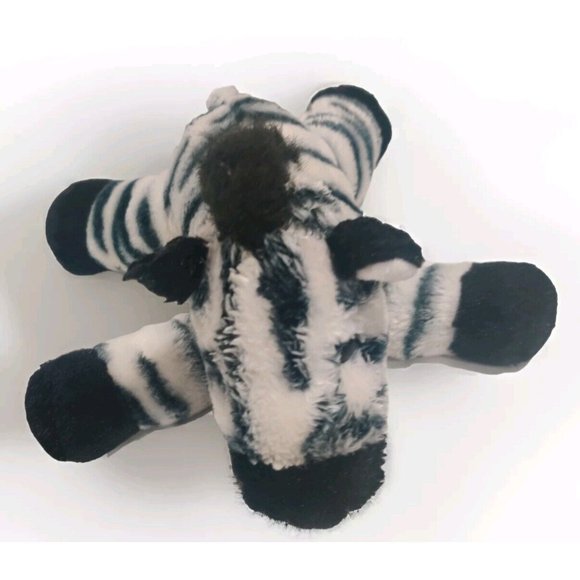 Aurora Zebra Horse Plush Stuffed Wild Animal Flopsie Soft Cuddlebuddy Toy 11" - Picture 3 of 13